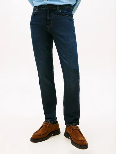 Tommy Hilfiger DENTON Slim Straight Fit Jeans - Stylische Slim Straight Fit Jeans in Blacker Blue, aus 99% Baumwolle für optimalen Tragekomfort und Langlebigkeit – ideal für moderne Looks.