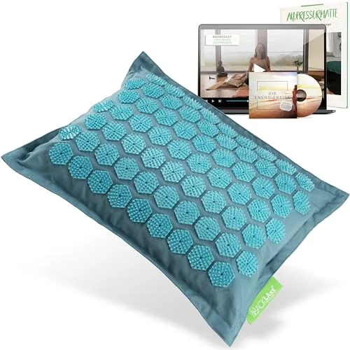 BACKLAxx® Akupressurkissen 38x30cm - Massagegerät für effektive Entspannung: 3.312 Spitzen fördern die Durchblutung, lindern Schmerzen und Verspannungen – ideal für Zuhause, im Büro oder auf Reisen.