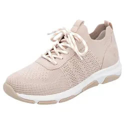Remonte Slip-On Sneaker - Rosa Freizeitschuh mit Anziehlaschen - Halbschuhe in hellrosé mit komfortablem Softfußbett und lässigem Design. Ideal für entspannte Freizeitlooks und einfaches An- und Ausziehen.