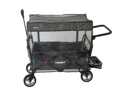 FUXTEC Bollerwagen CT800-RS mit Regenschutz