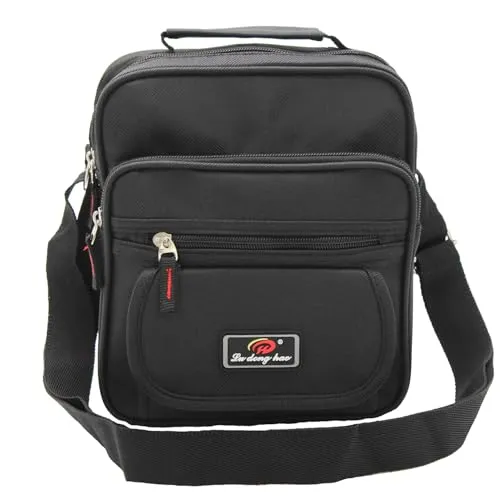 Sotala Herren Umhängetasche Arbeitstasche Schwarz Herrentasche Schultertasche Messenger