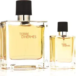 HERMES TERRE D'HERMES SET: EDP SPRAY 75ML + EDP SPRAY 12.5ML - Eau de Parfum für Herren, luxuriöses Set mit erfrischenden Zitrusnoten und holzigen Akzenten für einen markanten Duft.