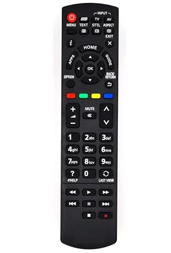 Ersatz Fernbedienung für Panasonic TV/TX-L50ET60E TXL50ET60Y TX-L50ET60Y TXL50ETW60 TX-L50ETW60 TXL55ET60 TX-L55ET60 TXL55ET60B TX-L55ET60B TXL55ET60E TX-L55ET60E TXL55ET60Y