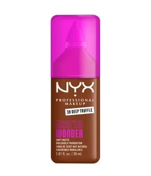 NYX Professional Makeup Make 'EM Wonder Soft Matte Flüssige Foundation 30 ml Nr. 38 - Deep Truffle
