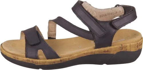 Remonte Damen R6850 Sandale, schwarz - Bequeme Wandersandale mit Klettverschluss - Wanderschuhe mit auswechselbarem Fußbett und hochwertigem Echtleder, ideal für Komfort und Passform bei jedem Schritt.