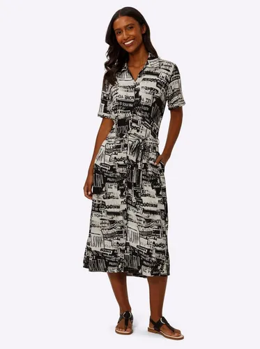 heine Etuikleid Druckkleid . von Heine