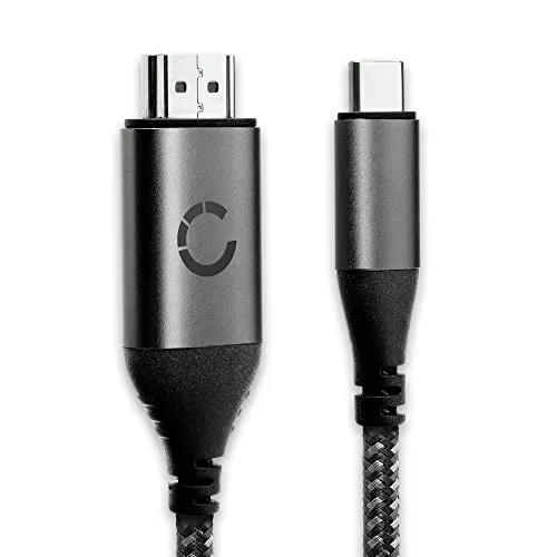 CELLONIC USB-C auf HDMI Adapter Kabel für Video Übertragung: Handy Laptop an TV Monitor Beamer anschließen - Male to Male Type C HDMI Port - Cable USB C Tablet mit Fernseher verbinden, Stecker