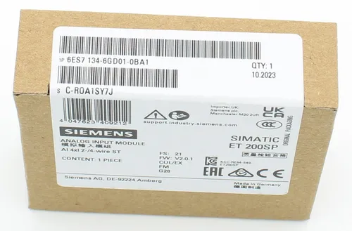 Siemens 6ES7 134-6GD01-0BA1 SPS-Ein-/Ausgangsmodul - Hochwertiges SPS-Ein-/Ausgangsmodul von Siemens, ideal für präzise Automatisierungslösungen in der Industrie.