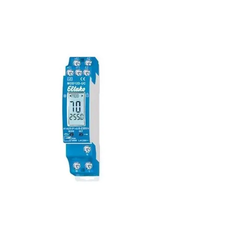 Eltako MOD12D-UC Digital Motordimmer - Smart Home Motordimmer mit einstellbarer Dimmgeschwindigkeit und Überlastsicherung, ideal für individuelle Lichtsteuerung bis 300W.