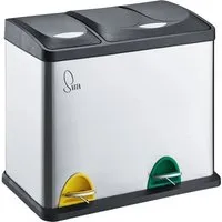 SVITA TC2Combo26 Edelstahl Küchen-Eimer von SVITA