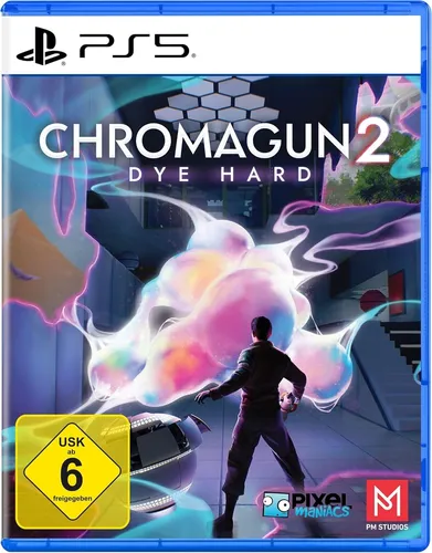 ChromaGun 2: Dye Hard für Playstation 5 - Action & Abenteuer - Erlebe spannende Abenteuer in ChromaGun 2: Dye Hard, dem neuen Actionspiel für PS5. Mit innovativen Gameplay-Elementen und fesselnder Grafik ist es ein Muss für jeden Gamer!