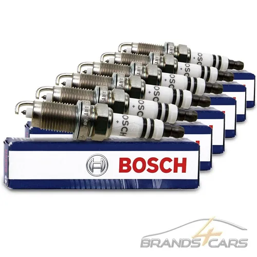 6x BOSCH ZÜNDKERZE ZÜNDKERZEN FR7HPP33+ FÜR AUDI A8 4D 01-02 4E 04-10 6.0