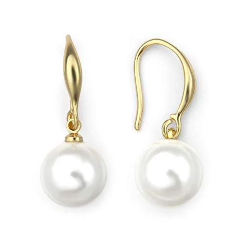 Heideman Ohrringe Nepta Damen - Edler Ohrhänger mit Perle - Ohrringe für Damen aus hochwertigem, hypoallergenem Edelstahl mit 10mm Perle. Ideal für empfindliche Haut und perfekt für jeden Anlass, in eleganter Geschenkbox.