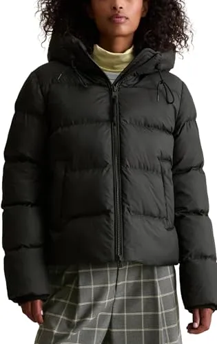 Marc O'Polo DENIM Allwetterjacke Woven Outdoor Jackets, Short Puffer - Funktionsjacke aus recyceltem, wasserabweisendem Polyester, dick gefüttert und kuschelig warm. Ideal für jedes Wetter dank innovativer Kordelzug-Lösung und praktischen Taschen.