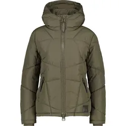 alife and kickin KasandraAK A Damen Winterjacke - Grau - XXL - Stylische und warm gefütterte Pufferjacke für Damen, ideal für kalte Tage. Mit hochwertigem Material, praktischen Taschen und verstellbarem Tunnelzug bietet sie Komfort und Trendbewusstsein.