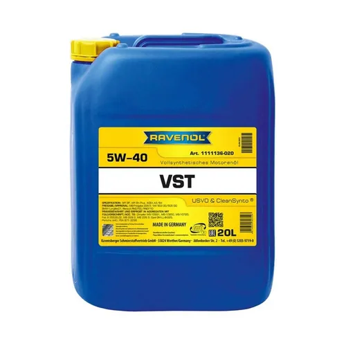 RAVENOL VollSynth Turbo VST SAE 5W-40 20 L von Ravenol