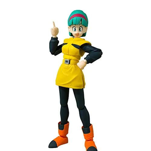 BANDAI 196639 Dragon Ball Z Sh Figuarts Bulma Journey to Namek - 16 cm Actionfigur - Actionfiguren für Kinder, detailgetreue Bulma Figur aus Dragon Ball Z, ideal zum Spielen und Sammeln.