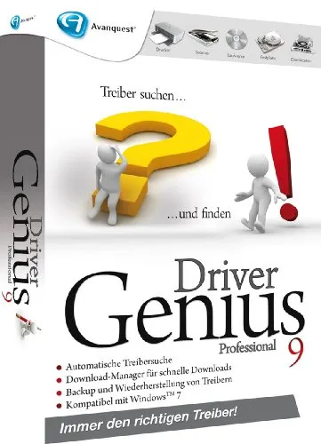 DriverGenius 9 Professional - Software zur automatischen Treiberaktualisierung für Windows 98, optimiert die Systemleistung und sorgt für reibungslose Hardware-Kompatibilität.