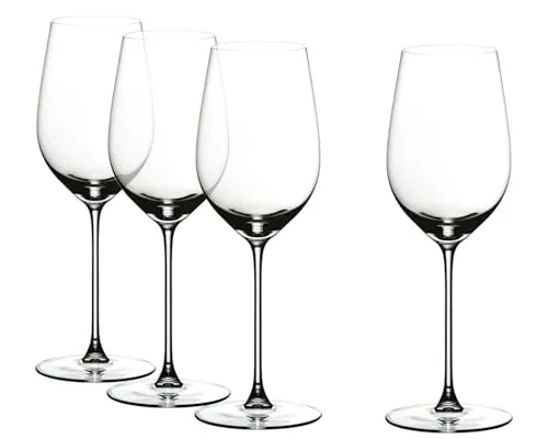 RIEDEL Veritas Riesling/Zinfandel - Elegante Rotweingläser - Hochwertige Rotweingläser für Riesling und Zinfandel, perfekt für Weinliebhaber, die das volle Aroma genießen möchten.