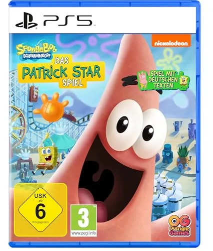 Spongebob Schwammkopf: Das Patrick Star Spiel - PS5 [EU Version] - Erlebe Bikini Bottom in einer offenen Welt! Entfessle Chaos mit Patrick und seinen Freunden, schalte ikonische Outfits frei und genieße physikbasierten Spaß.