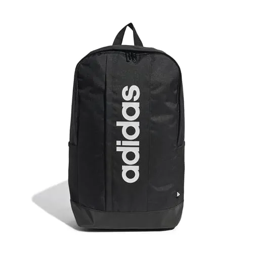 ADIDAS Rucksack Linear - Sporttaschen: Geräumiger Rucksack mit gepolsterten Schultergurten, aus 50% recycelten Materialien für Umweltbewusstsein und Komfort.