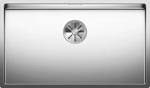 BLANCO CLARON 700-U Edelstahl Spüle - Elegante Unterbauspüle für 80 cm Unterschränke, aus hochwertigem Edelstahl mit kratzfester Oberfläche und großem Beckenvolumen für optimale Nutzung und Pflegeleichtigkeit.