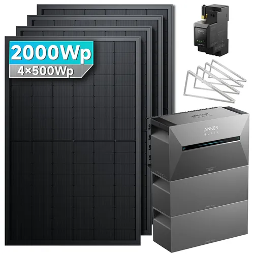 SolarMars Balkonkraftwerk 2000W mit Speicher und KI-Überwachung - Balkonkraftwerk mit 2000W Leistung, intelligentem KI-System zur Optimierung des Stromverbrauchs und zuverlässiger Notstromversorgung – ideal für nachhaltige Energieversorgung.