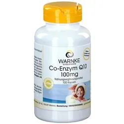 Co-enzym Q10 100 mg Kapseln - Arzneimittel zur Unterstützung der Herzgesundheit und Steigerung der Energieproduktion im Körper.
