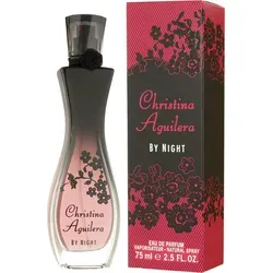Christina Aguilera By Night Eau de Parfum für Damen 75 ml - Eau de Parfum mit blumiger Amberduftkomposition, die Weiblichkeit und Eleganz verkörpert, ideal für besondere Anlässe oder den Alltag.