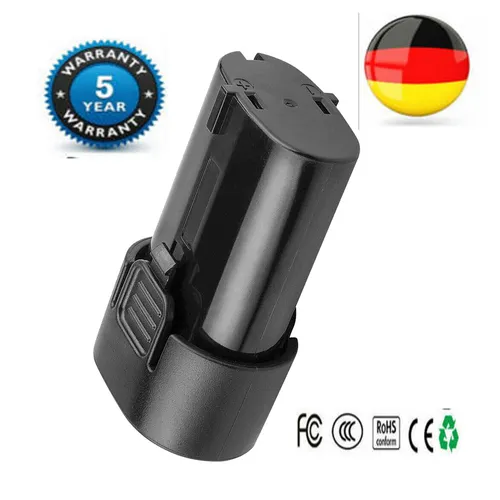 3000mAh Für Makita Akku BL7010 Lithium-Ion 2,0 Ah 7,2 Volt BL0715 TD020 TD020D