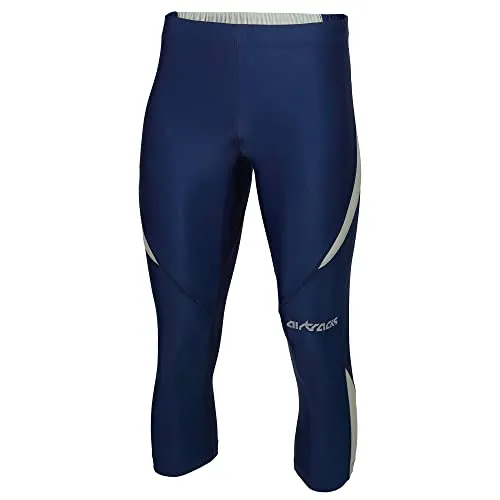 Produktbild Airtracks FUNKTIONS Laufhose 3/4 LANG PRO – Kompressionstight in Navy-Grau S