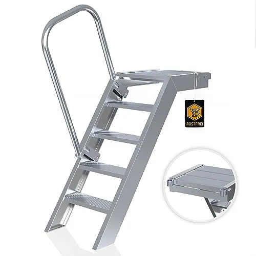 Rux Super Alu Podesttreppe mit Aufstiegshilfe von Scafom-rux