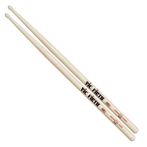 Vic-Firth AJ2 Sticks American Jazz Wood Tip