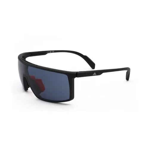 Adidas Unisex-Erwachsene SP0004 Sonnenbrille, Matte Black/Smoke, 00