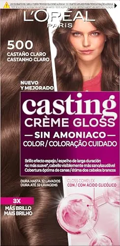 LOreal Paris Casting Creme Gloss Baño De Color 500 Castaño Claro