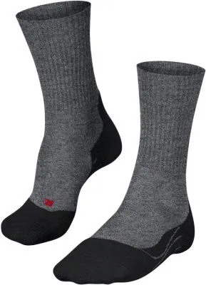 FALKE Damen Wandersocken TK2 Explore Wool W - Sportsocken aus atmungsaktiver Merinowolle mit 3-lagiger Sohlenkonstruktion für optimale Feuchtigkeitsregulierung und hohen Tragekomfort beim Wandern.