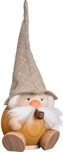 Seiffener Volkskunst Räuchermännchen Kugelräucherfigur Waldzwerg - Räuchermännchen aus dem Erzgebirge, handgeschnitzt und in 5 Farben wählbar. Ein einzigartiges Geschenk für Sammler und Liebhaber von Holzkunst.