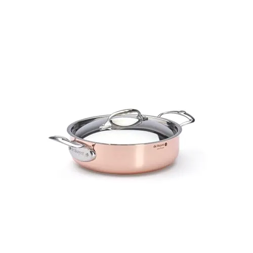 De Buyer Bratentopf Kupfer Edelstahl 24cm in kupfer von de Buyer