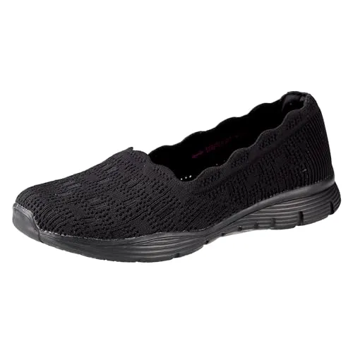 Skechers Damen Ballerinas HIGHERSELF Schwarz Textil 38 von Skechers