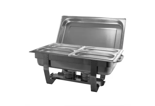 AcMax Servierschüssel 11-tlg. Set Edelstahl Warmhaltebehälter - Praktisches 11-teiliges Set aus Edelstahl und Polycarbonat für stilvolles Servieren. Ideal für Buffets und Feierlichkeiten, hält Speisen warm und frisch.