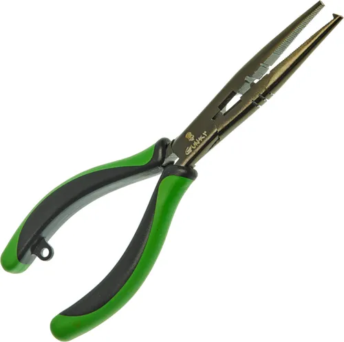 Gunki Zange Multi 23cm - Lösezange für Angler - Die Gunki Zange Multi 23cm ist perfekt für Angler. Sie ermöglicht das einfache Entfernen von tief geschluckten Ködern und überzeugt durch einen ergonomischen Griff. Ein unverzichtbares Werkzeug für jeden Angelausflug!