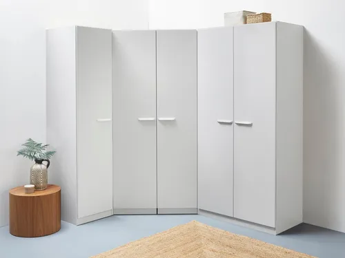 INOSIGN BY RAUCH Kleiderschrank-Set VANDOR, 5-türig, alpinweiß