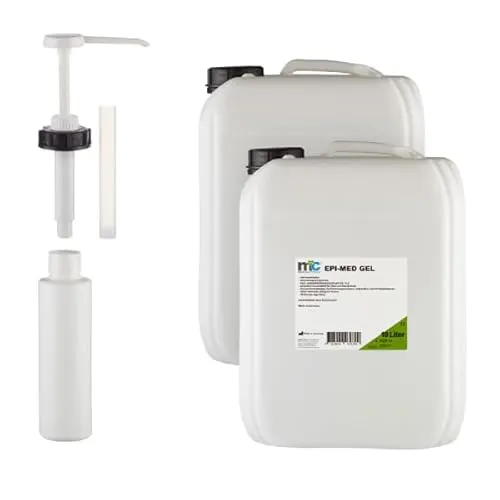 Medicalcorner24 IPL Gel Epimed, 2 x 10 Liter Kanister, inkl. Dosierspender und Leerflasche