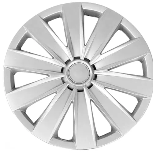 Trimak Radkappen 16 Zoll, 4er Set Silber - Hochwertige Radzierblenden aus schlagfestem ABS-Kunststoff, ideal für einfache Montage und perfekten Sitz. Perfekt für eine stilvolle Fahrzeugoptik.