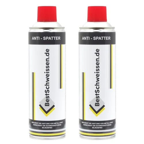 Stück Anti-Spritzspray Trennspray MIG MAG Düsenschutz Pistolenspray 500ml 2