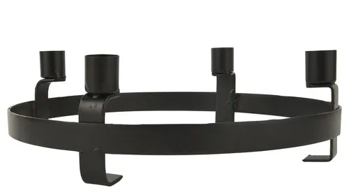 Kerzenständer Schwarz von Ib Laursens