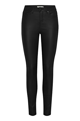 b.young Damen Kato Kiko Slim Jeans, Schwarz (Black 80001), 28W EU