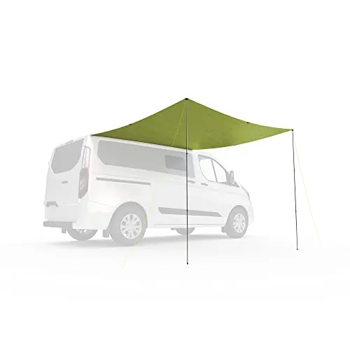 Tatonka Van Tarp light olive (333) - Robustes Tarps für Busse, als Sonnensegel und Regenschutz, aus wasserdichtem Polyester, PFC/PFAS-frei, einfach zu befestigen und inklusive Aufbewahrungsbeutel.