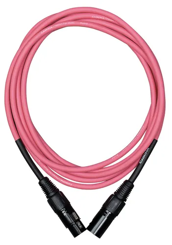CASCHA CCS-M1PK2 Std. Mikrofonkabel XLRm-XLRf Pink in pink von Cascha