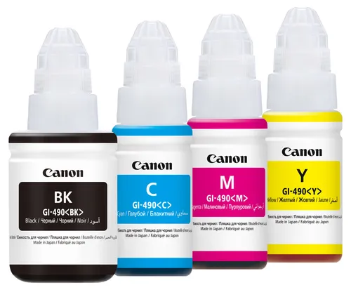 Original Canon GI-490 Tintenflasche Multipack 0663C001